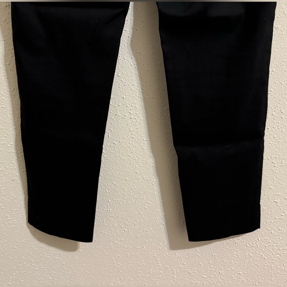 Tory Burch Callie Skinny Ankle Trouser Pants - Black - Size 8 - Picture 3 of 11
